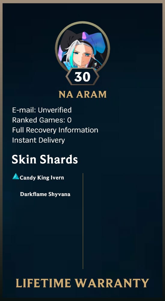 Candy King Ivern | Handleveled LOL Accounts | NA ARAM - Image 2