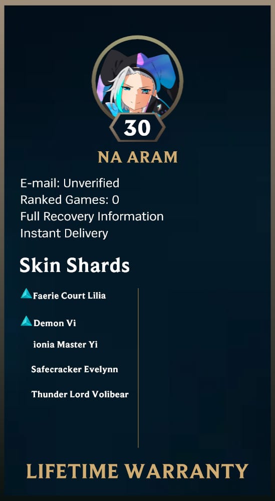 Faerie Court Lilia | Handleveled LOL Accounts | NA ARAM - Image 2