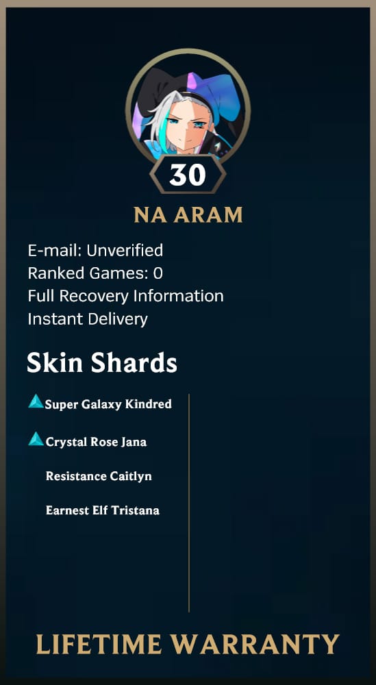 Super Galaxy Kindred | Handleveled LOL Accounts | NA ARAM - Image 2