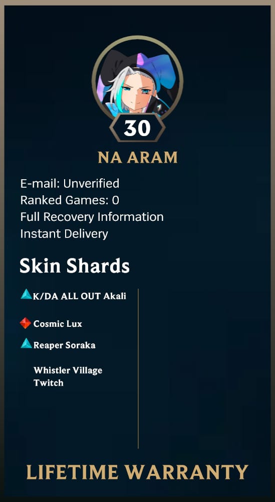 KDA ALL OUT Akali| Handleveled LOL Accounts | NA ARAM - Image 2