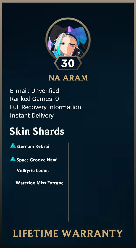 Eternum Reksai | Handleveled LOL Accounts | NA ARAM - Image 2