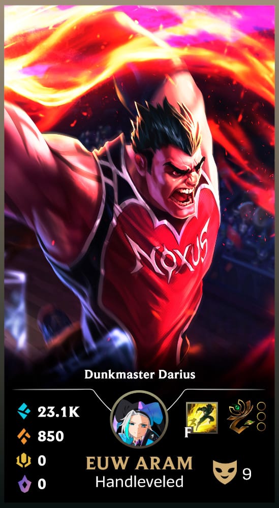 Dunkmaster Darius | Handleveled LOL Accounts | EUW ARAM