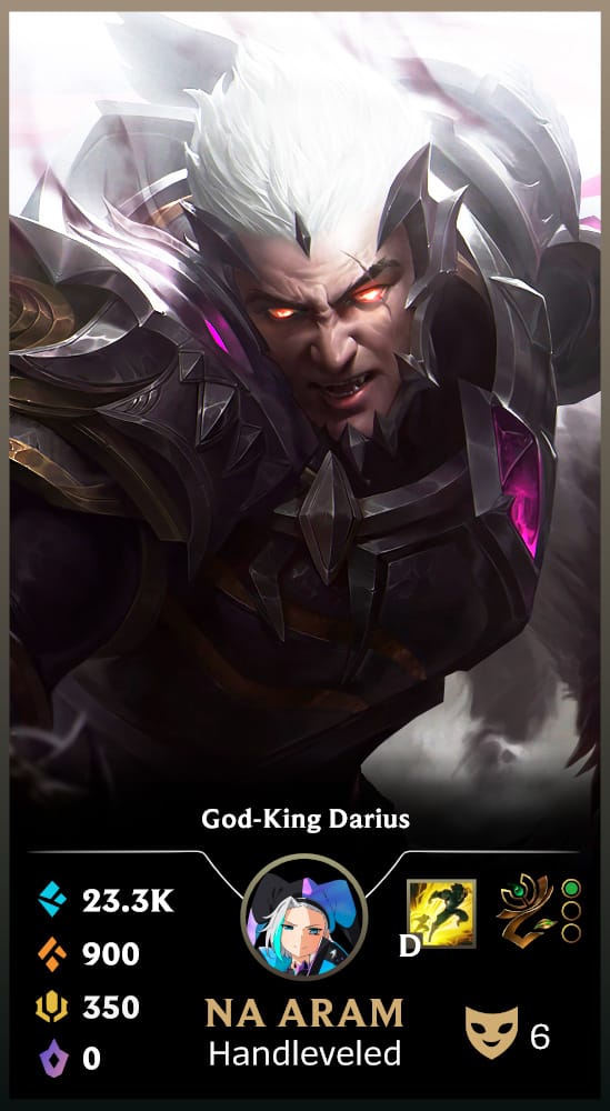 GodKing Darius | Handleveled LOL Accounts | NA ARAM