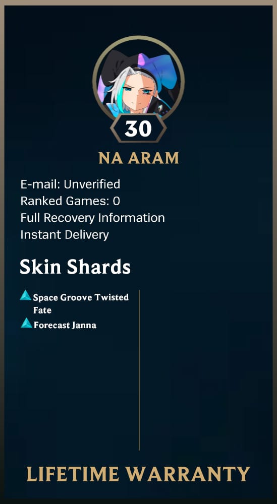 Space Groove Twisted Fate | Handleveled LOL Accounts | NA ARAM - Image 2