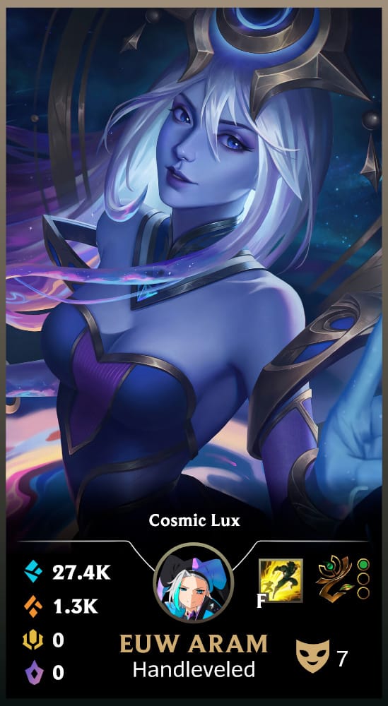 Cosmic Lux | Handleveled LOL Accounts | EUW ARAM
