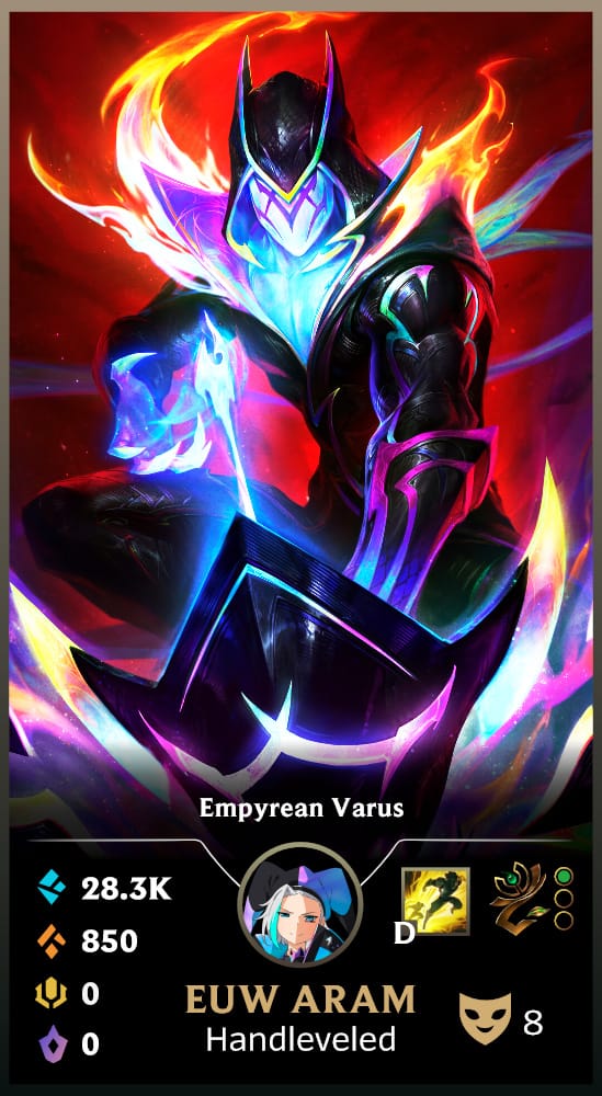 Empyrean Varus | Handleveled LOL Accounts | EUW ARAM