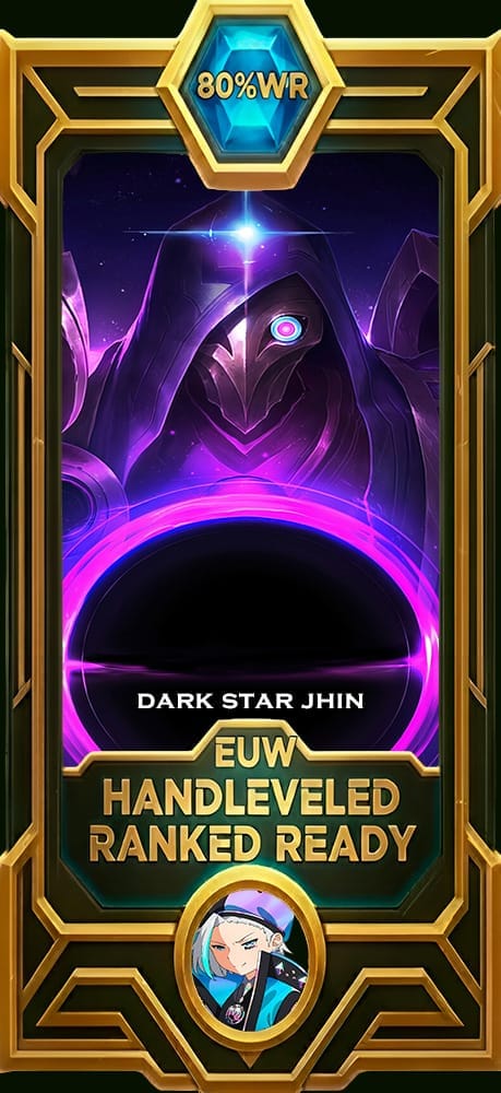 Jhin Dark Cosmic | EUW | 80% Win Rate | HandLeveled